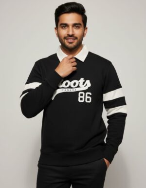 Men Collar Printed