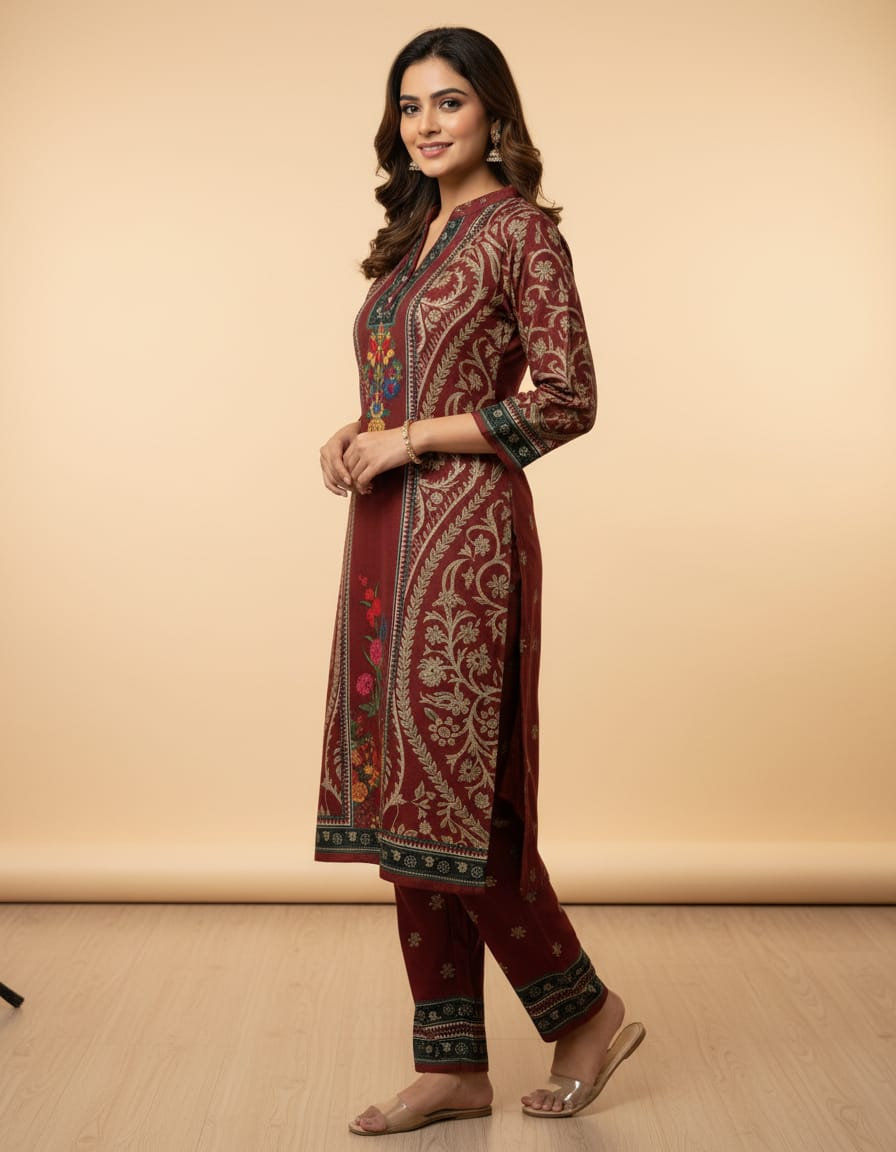 Kashmiri kurta Set - Image 2