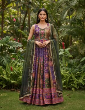 Organza Silk Gown
