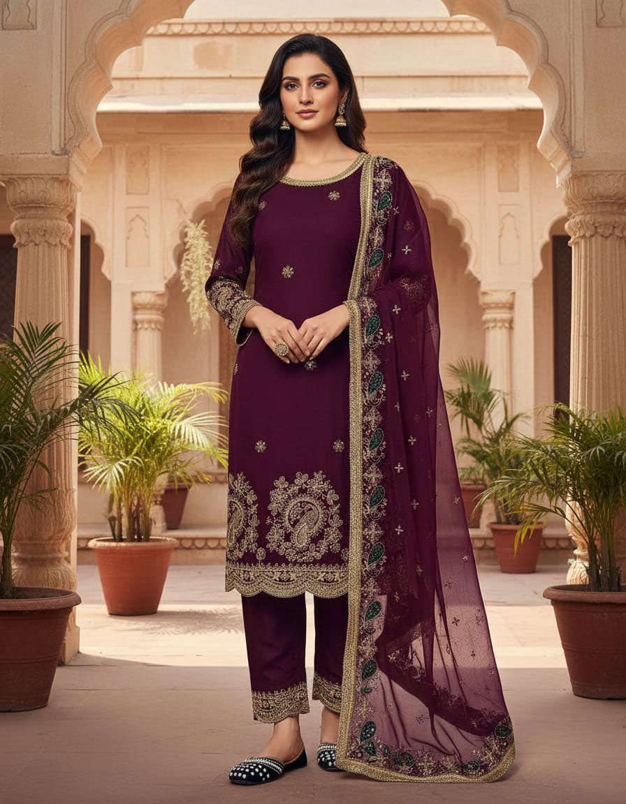 New Designer Party Wear Suit