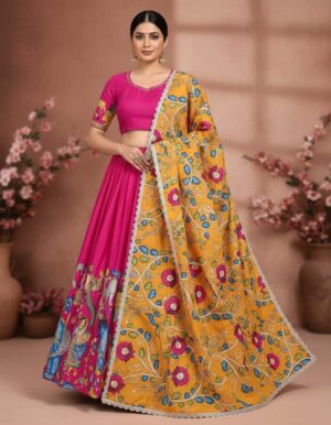 Kalamkari Print Lehenga