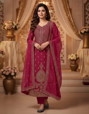 New Designer Embroidered Dress