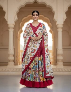 Kalamkari Lehenga