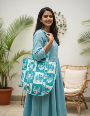 D- Quilted Tote