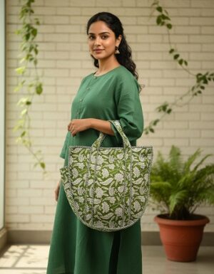 D- Quilted Tote