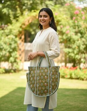 D- Quilted Tote