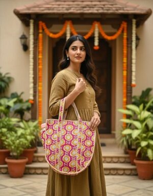 D- Quilted Tote