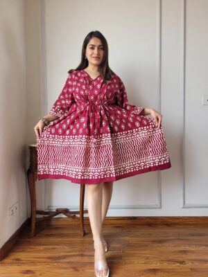 Pure Cotton Short Kaftan