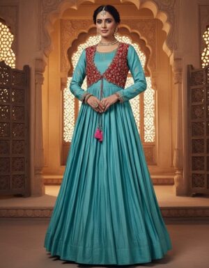 Bandhej Gown