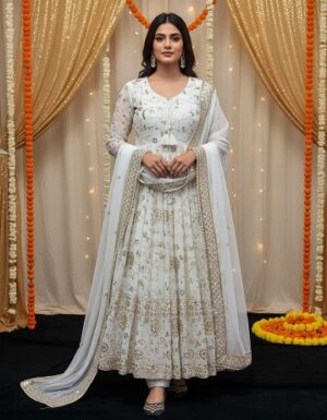 White Designer Dress