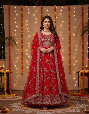 New Designer Gown For Party Wear