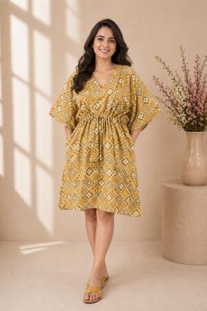 Pure Cotton Short Kaftan
