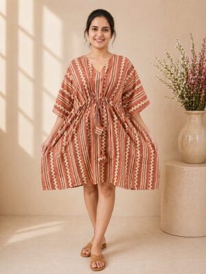 Pure Cotton Short Kaftan