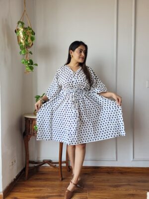 Pure Cotton Short Kaftan