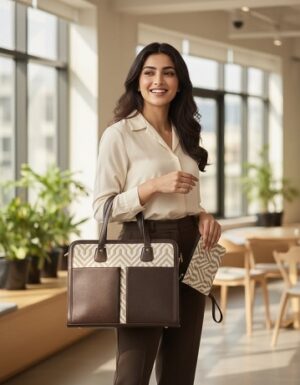 New Two pocket tote Bag
