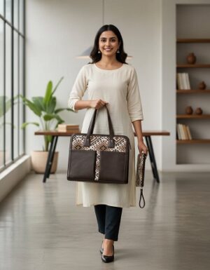 New Two pocket tote Bag