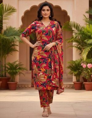 New Casual Wear Pink Dress