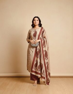 Pure Cotton Kurti Pant With Dupatta