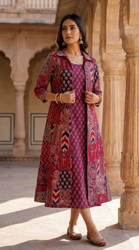 Pure Cotton Midi One Piece With Shrug