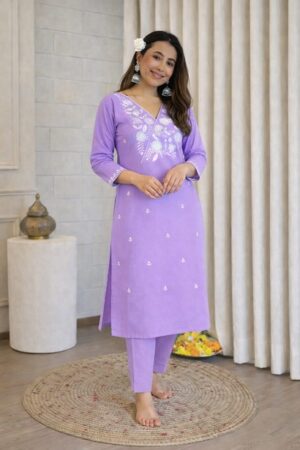 Pure Cotton Kurti With Pant