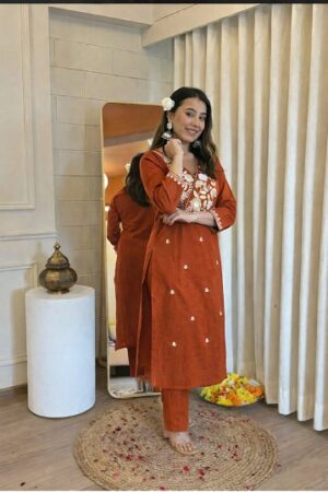 Pure Cotton Kurti With Pant