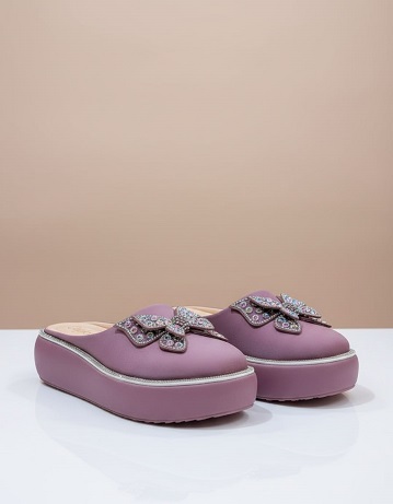 NEW LAUNCH CAPTOES WEDGES MULES WITH BOW - Image 2