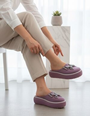 NEW LAUNCH CAPTOES WEDGES MULES WITH BOW