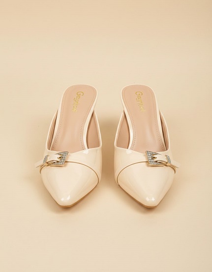 NEW LAUNCH CAPTOES KITTEN HEELS MULES WITH BUCKLE - Image 4
