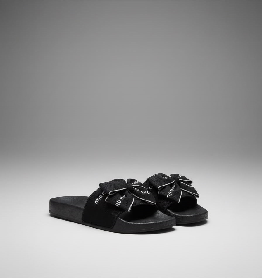 NEW LAUNCH RAINY SLIDERS WITH BOW - Image 4