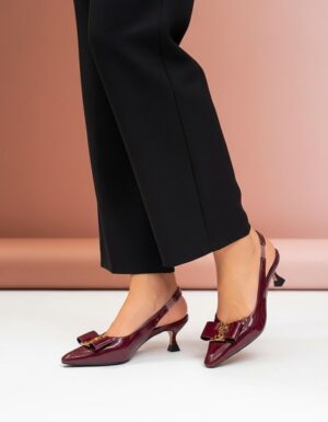 NEW LAUNCH YSL KITTEN HEELS MULES WITH SANDLE