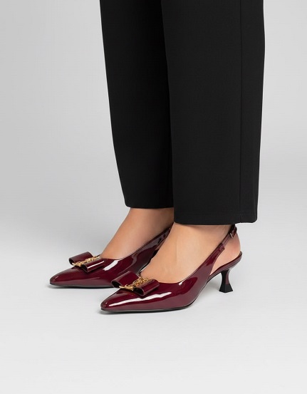NEW LAUNCH YSL KITTEN HEELS MULES WITH SANDLE - Image 2