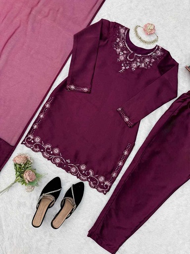 New Classy Tones With Premium Designed Dress - Image 6